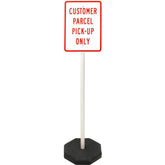 6KGS & 8KGS Portable Sign Stand Rubber Base - JACKWIN-Traffic Safety Products Manufacturer in China